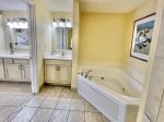 Master Bath - 2 Vanities - Jetted Tub - Walk In Shower